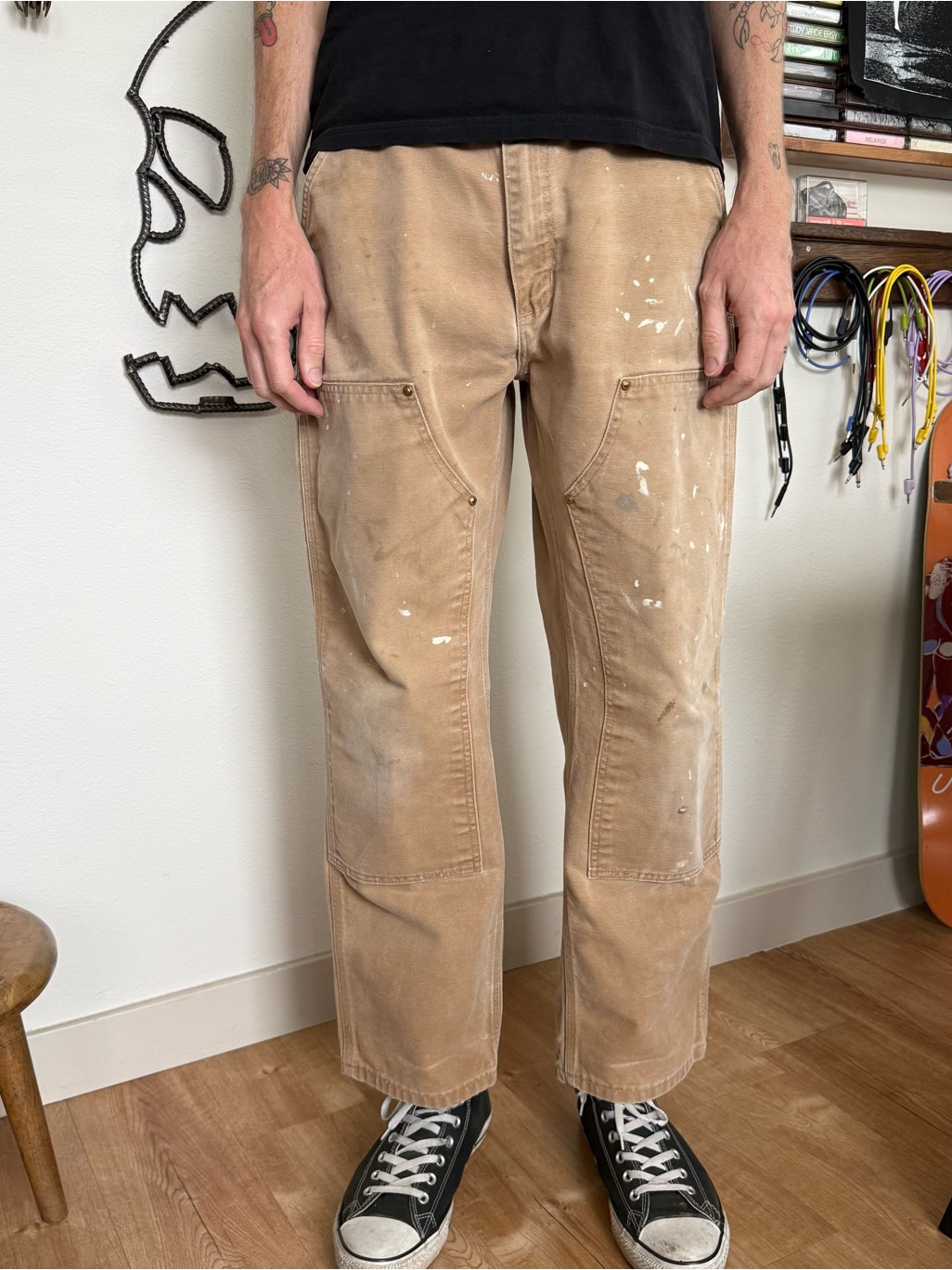 Vintage 2000s Carhartt B01 Double Knee Workwear Carpenter Pants ~ Size 32 X 30